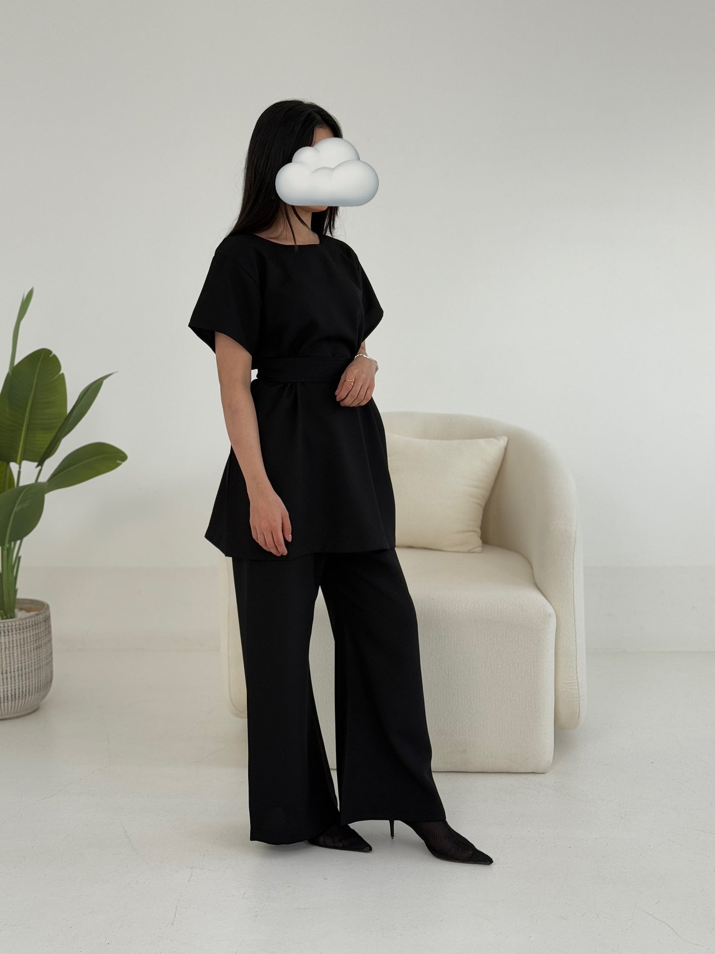Thoraya abaya full set