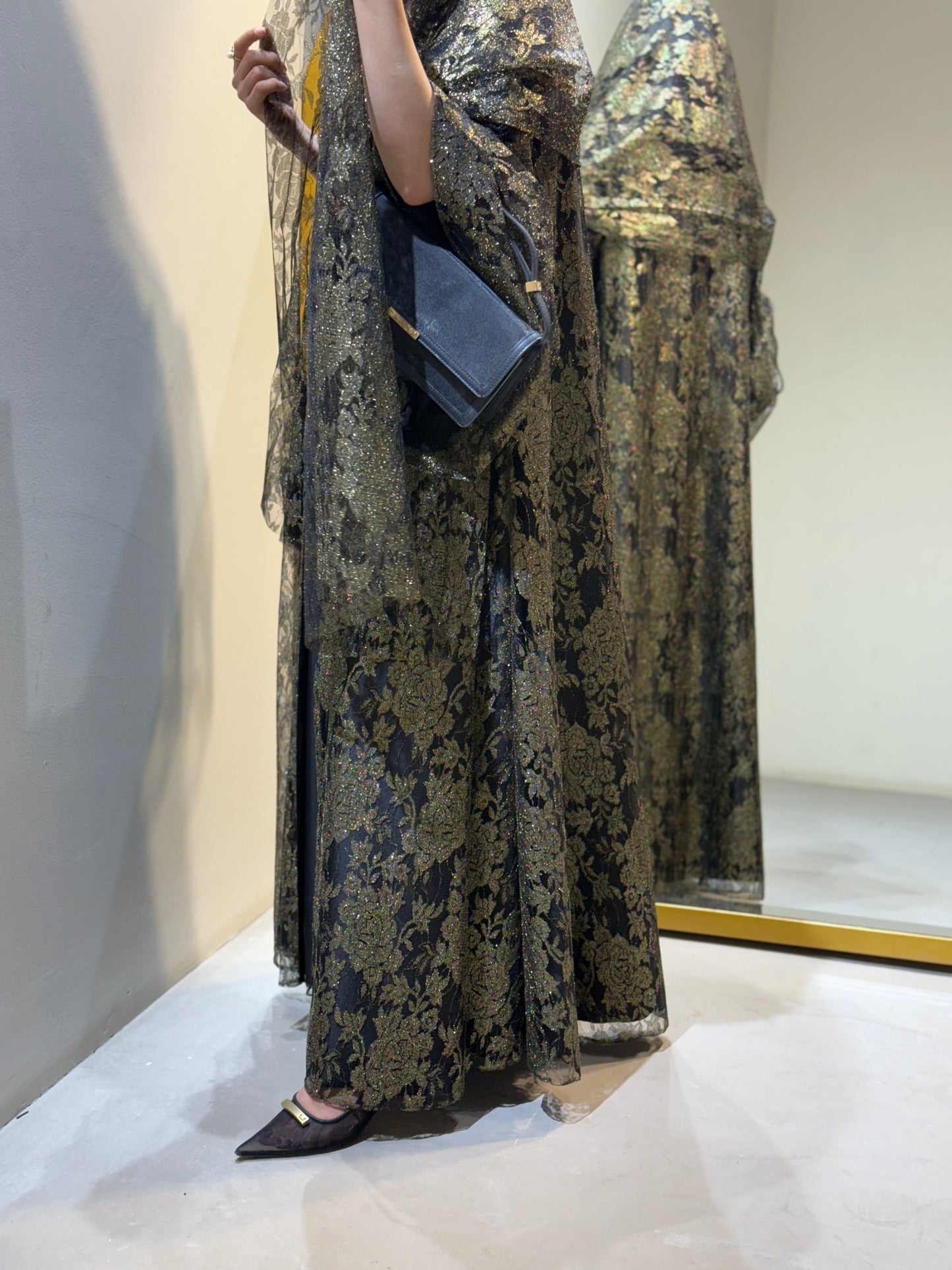 Khoos set abaya ( dress+sheila+abaya)